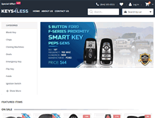 Tablet Screenshot of keys4less.net